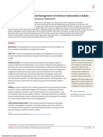 Guidelines For Diagnosis and Management of Infective Endocarditis in Adults A WikiGuidelines Group Consensus Statement