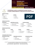 Mentoria em Vinhos - Ficha Técnica Simplificada de Vinho Tinto