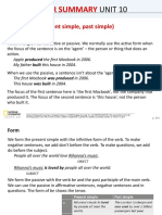 Life - 2e - BrE - Pre-Inter - SB - U10 - Grammar Summary