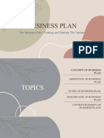 Chapter 6 BUSINESS PLAN