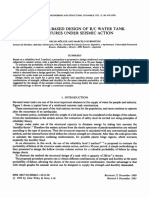 Reliability-Based Design of RC Water Tank Structures Under Seismic Action