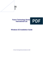 Windows CE Installation Guide