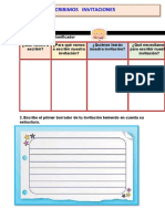 Ficha Escribimos Invitaciones