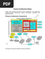 3 Oracle Architecture Notes