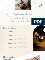 Legal Solutions Law Thesis Research Presentation Brown Variant