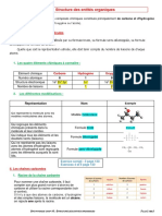 Chapitre 10 Structures Des Entités Organiques