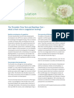 The Thrombin Time Test and Reptilase Test - What Is Their Role in Coagulation Testing