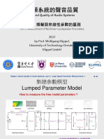 Finished Taiwan Course 5 KLIPPEL - Nonlinear Parameter Measuremen