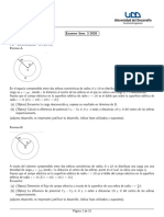 Examen (Electroestatica, Circuitos RC e Induccion Magnetica)