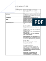 Architectural Design 1-8 - Lecture 2: PD 1096: General Design Requirements Dwelling Location and Lot Occupancy