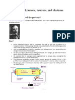 Discovery of Sub Atomic Particles