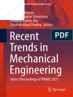 Recent Trends in Mechanical Engineering