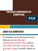 The Basic Components of Computers