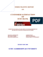 Customer Satisfaction-ICICI Bank