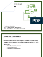 So - Escalonamento de Processos - Sosim