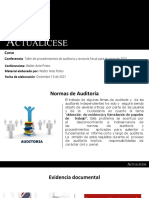 Diapositivas Taller de Procedimientos de Auditoría y Revisoría Fiscal para El Cierre de 2021