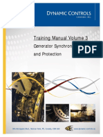 Training Manual Vol III Generator Synch and Protection