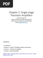 Chapter 3. Single Stage Transistor Amplifiers