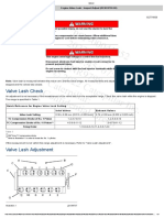 Engine Valve Lash