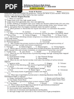 Science9 q3 Exam