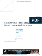 Clash of The Titans Story With Moral Lesson and Summary