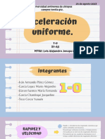 Aceleración Uniforme