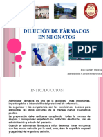 Farmacodilución Neonatos