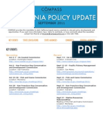 California Policy Update: September 2011