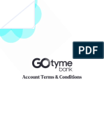 GoTyme Bank Account Terms and Conditions