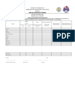 Brigada Eskwela Form 1