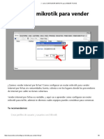 Como CONFIGURAR MIKROTIK para VENDER FICHAS