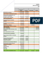 Libro Ejecución Gastos de Inversión Social Municipio La Venganza - Presupuesto