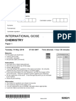 AQA Chemistry (P 1) June 2019 QP