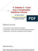 GTMI 2023 I Aula XIII Diabete II Crises Glicêmicas e Complicações Diabéticas Crônicas