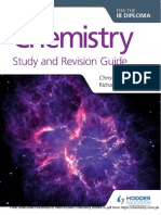 Chemistry For The IB Diploma Study and Revision Guide by Christopher and Harwood