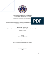 Tecnica de Bobath en El Tratamiento Fisioterapeutico Del Retraso Psicomotor en Ninos Con Sindrome de Down