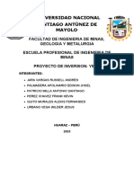 Proyecto de Inversion - Yeso (Terminado)