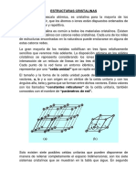 2.2 Estructuras Cristalinas