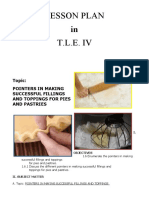 LP TLE IV - Pointers in Making Successful Fillings and Toppings