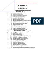 Chapter 17 Investments Test Bank - Compress