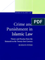 Crime and Punishment in Islamic Law Theory and Practice From The Sixteenth To The Twenty First Century Themes in Islamic Law