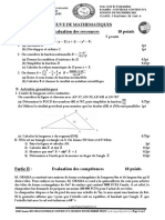 LycéeMOngot Maths 3e CC2 2022