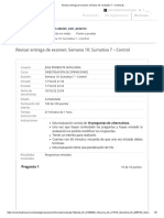 Revisar Entrega de Examen - Semana 10 - Sumativa 7 - Control &..