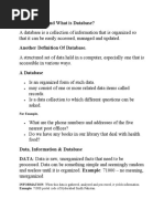 Database Data Management