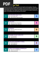 Free Keirseyan Temperament Test