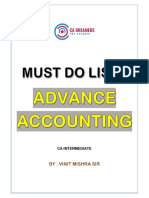 @ProCA - Inter Adv Accounts (New) Must Do List Dec21