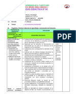 UNIDAD DIDÁCTICA Nro 4 C y T II BIM