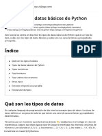 Tipos de Datos Básicos de Python - Cuáles Son y Características