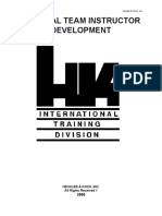 HK Tactical Team Instructor Development