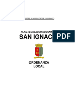 San Ignacio Ordenanza